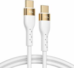 Kabel USB Joyroom USB-C - USB-C 1.2 m Biały (6941237176240) 1