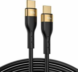 Kabel USB Joyroom USB-C - USB-C 2 m Czarny (6941237176301) 1