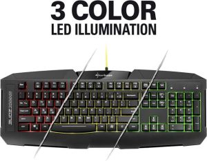 Klawiatura + mysz Sharkoon SHARK ZONE GK15 COMBO MOUSE - 4044951017904 3