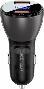 Ładowarka Acefast Acefast ładowarka samochodowa 45W 2x USB, QC3.0, AFC, FCP, SCP czarny (B7 black) 3