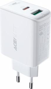 Ładowarka Acefast A5 1x USB-A 1x USB-C 2.4 A (6974316280125) 1