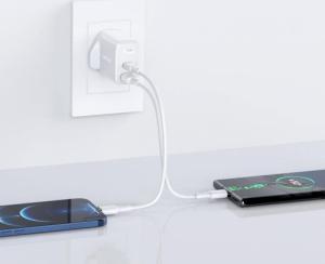 Ładowarka Acefast 1x USB-A 1x USB-C 2.4 A (6974316280187) 2