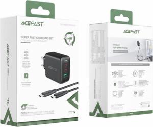 Ładowarka Acefast 1x USB-A 2x USB-C 3 A (6974316280279) 2