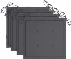 vidaXL Krzesła ogrodowe z poduszkami, 4 szt., lite drewno akacjowe 10