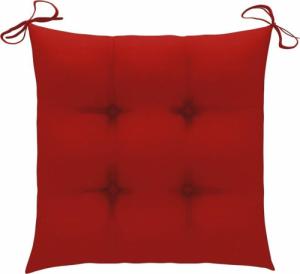 vidaXL Krzesła ogrodowe z poduszkami, 4 szt., lite drewno akacjowe 6