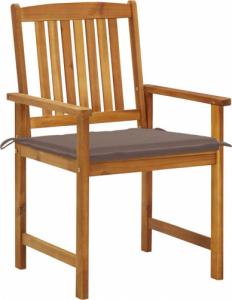 vidaXL vidaXL Krzesła ogrodowe z poduszkami, 6 szt., lite drewno akacjowe 2