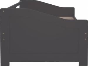 vidaXL vidaXL 3-osobowa sofa/łóżko, ciemnoszara, drewno sosnowe, 90x200 cm 5