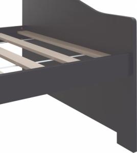 vidaXL vidaXL 3-osobowa sofa/łóżko, ciemnoszara, drewno sosnowe, 90x200 cm 7