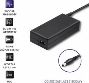 Zasilacz do laptopa Qoltec 36 W, 2.1 mm, 3 A, 12 V (1_816814) 3