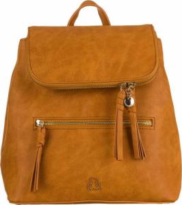LuluCastagnette Plecak damski camelowy LuluCastagnette PIERETTE CUMIN 2