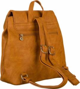 LuluCastagnette Plecak damski camelowy LuluCastagnette PIERETTE CUMIN 3