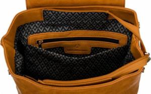 LuluCastagnette Plecak damski camelowy LuluCastagnette PIERETTE CUMIN 8