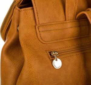 LuluCastagnette Plecak damski camelowy LuluCastagnette PIERETTE CUMIN 10