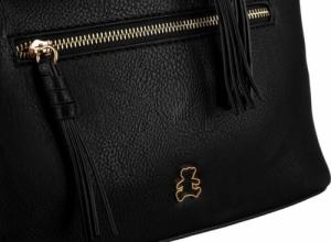 LuluCastagnette Plecak damski czarny LuluCastagnette PIERETTE NOIR 7