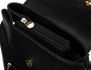 LuluCastagnette Plecak damski czarny LuluCastagnette PIERETTE NOIR 8