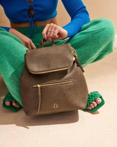 LuluCastagnette Plecak miejski khaki LuluCastagnette PIERETTE KAKI 6