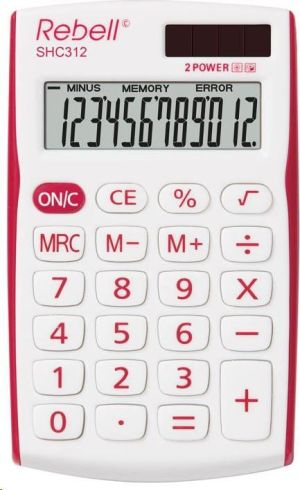 Kalkulator Rebell RE SHC312 RD (RE-SHC312 RD BX) 1
