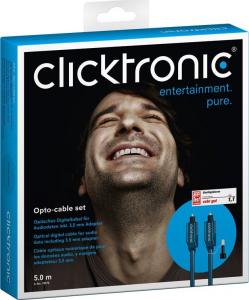 Kabel Clicktronic Toslink - Toslink 5m granatowy (JAB-1339004) 5