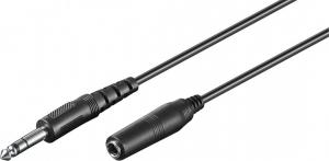 Kabel Goobay Jack 6.3mm  - Jack 6.3mm 5m czarny (50428) 1