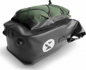 Wozinsky Wodoodporna torba rowerowa sakwa na bagażnik 25l 2w1 czarny (WBB24BK) 10