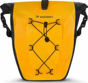 Wozinsky Wodoodporna torba rowerowa sakwa na bagażnik 25l żółty (WBB24YE) 1