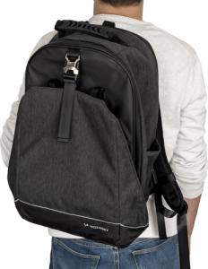 Wozinsky Torba rowerowa na bagażnik plecak rowerowy ze stelażem 2w1 40l czarny (WBB33BK) 5