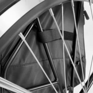 Wozinsky Torba rowerowa na bagażnik plecak rowerowy ze stelażem 2w1 40l czarny (WBB33BK) 6