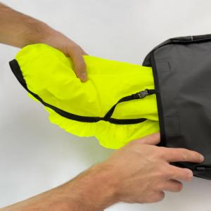 Wozinsky Dwuczęściowa torba rowerowa plecak 2w1 30l czarna (WBB30BK) 13