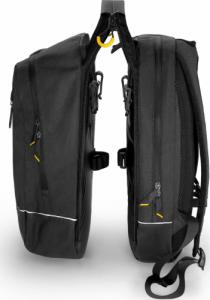 Wozinsky Dwuczęściowa torba rowerowa plecak 2w1 30l czarna (WBB30BK) 6