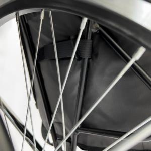 Wozinsky Dwuczęściowa torba rowerowa plecak 2w1 30l czarna (WBB30BK) 9