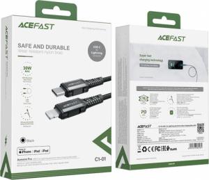 Kabel USB Acefast USB-C - Lightning 1.2 m Czarny (6974316280484) 5