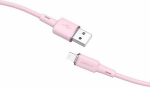 Kabel USB Acefast USB-A - Lightning 1.2 m Różowy (6974316280705) 2