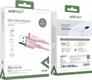 Kabel USB Acefast USB-A - Lightning 1.2 m Różowy (6974316280705) 4
