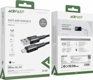 Kabel USB Acefast USB-A - Lightning 1.2 m Czarny (6974316280507) 4