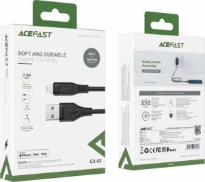 Kabel USB Acefast USB-A - Lightning 1.2 m Czarny (6974316280828) 5