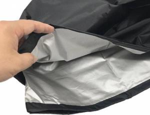 Hurtel Wodoodporny pokrowiec na grilla plandeka osłona XXL 190 cm x 71 cm x 117 cm czarny 2