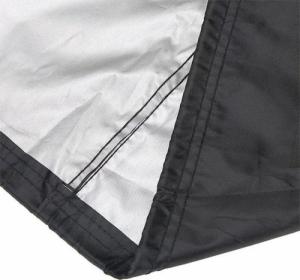 Hurtel Wodoodporny pokrowiec na grilla plandeka osłona XXL 190 cm x 71 cm x 117 cm czarny 4