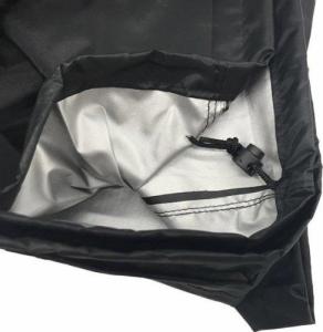 Hurtel Wodoodporny pokrowiec na grilla plandeka osłona XXL 190 cm x 71 cm x 117 cm czarny 8