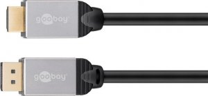 Kabel Goobay DisplayPort - HDMI 1m srebrny (71460) 1