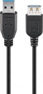 Kabel USB Goobay USB-A - USB-A 1.8 m Czarny (JAB-1943195) 1