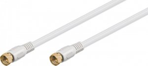 Kabel Goobay Antenowy (F) 1.5m biały (67290) 1