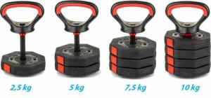 Kettlebell Eb Fit Hantla kompozytowa kettlebell 10 KG(4X2,5KG) Eb Fit 6