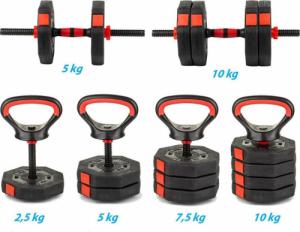 Eb Fit ‎Hantel 1039183 bitumiczny 1 x 10 kg 4