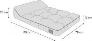 Hobbydog Materac Destiny grafitowy XL 6