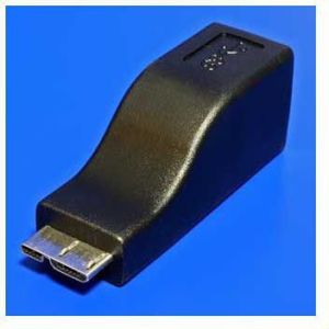 Adapter USB Logo microUSB - USB B Czarny (32741) 1