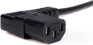 Kabel zasilający Logo 230V, CEE7 (widelec) - C13, 2m (37087) 2