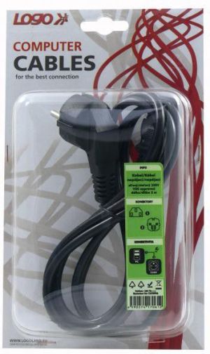 Kabel zasilający Logo 230V, CEE7, C13, 2m (17061) 2