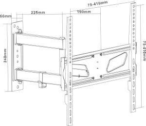 Maclean Uchwyt ścienny MC-711N 26'' - 55'' 3