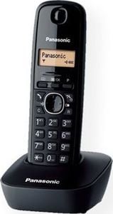 Telefon stacjonarny Panasonic Panasonic KX-TG1611FXH Cordless phone, Black / LCD / Memory 50 numbers / Memory for 50 incoming numbers / (10levels) Auto-repeat, ringtone 12, selectable 16 tone / Wall-mount opt-KX-TG1611FXH 1