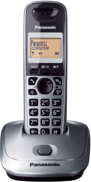 Telefon stacjonarny Panasonic Srebrny 1